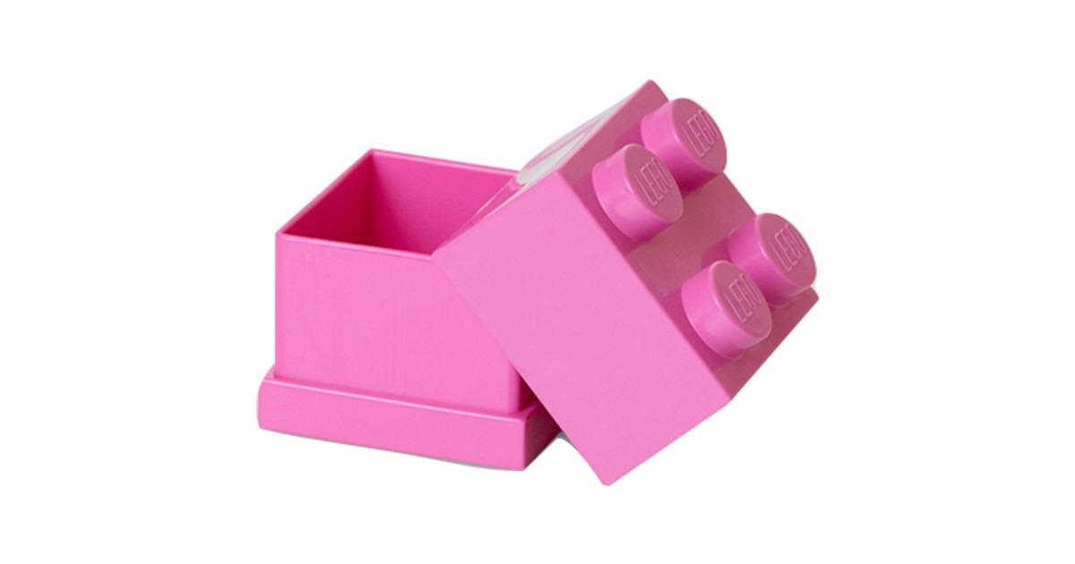 Room CopenhagenLEGO Mini Box Lunchbox 4 Roze opbergdoos  (Pink)
