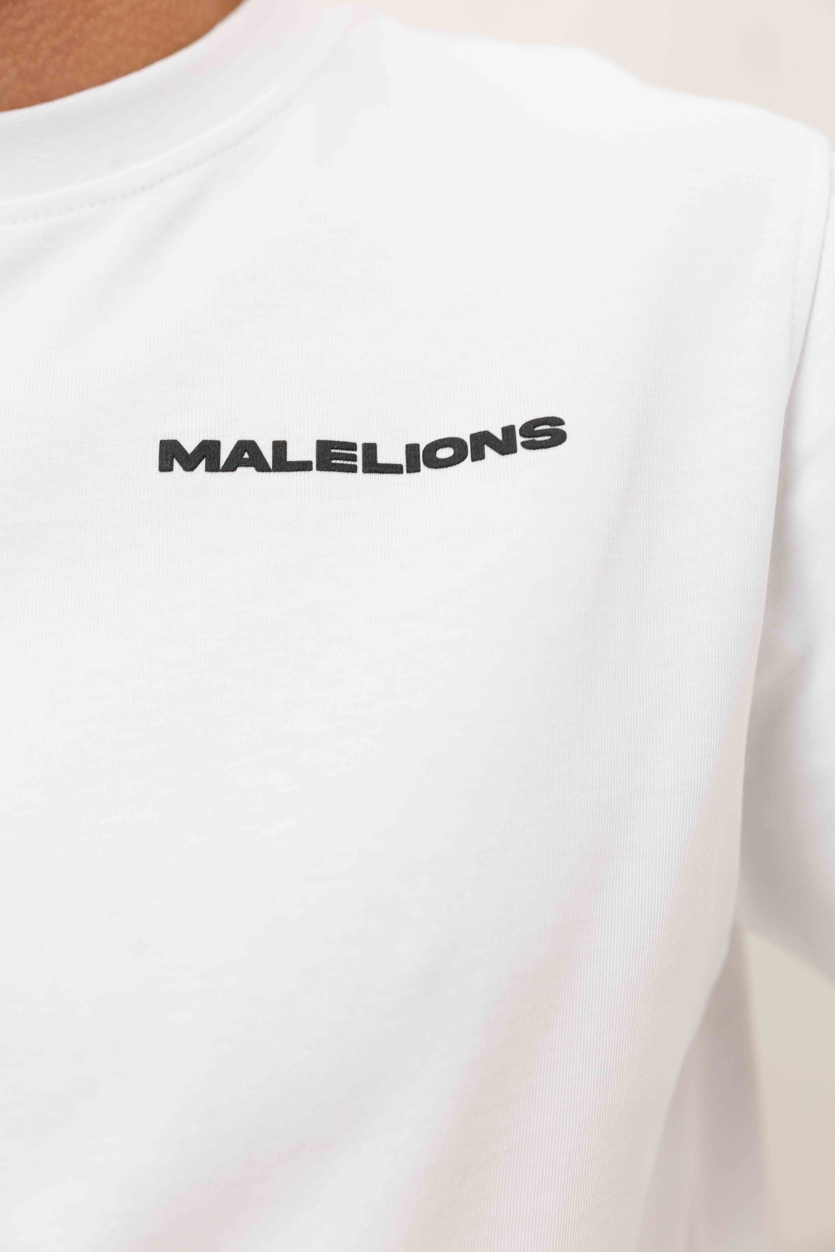 Malelions Parrot T-Shirt Heren Wit