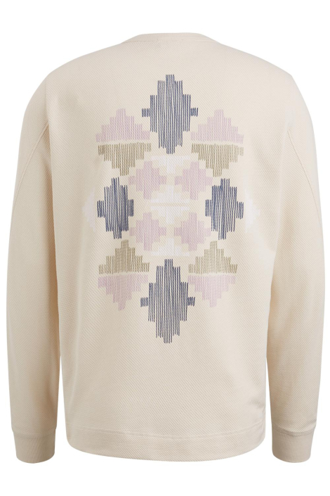 Cast Iron ecru heren t-shirt