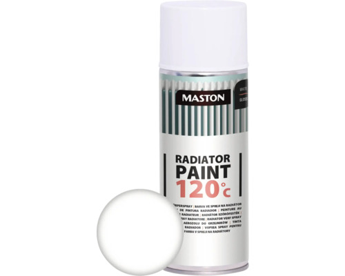 Maston radiatorsprayverf, glanzend wit, 400 ml