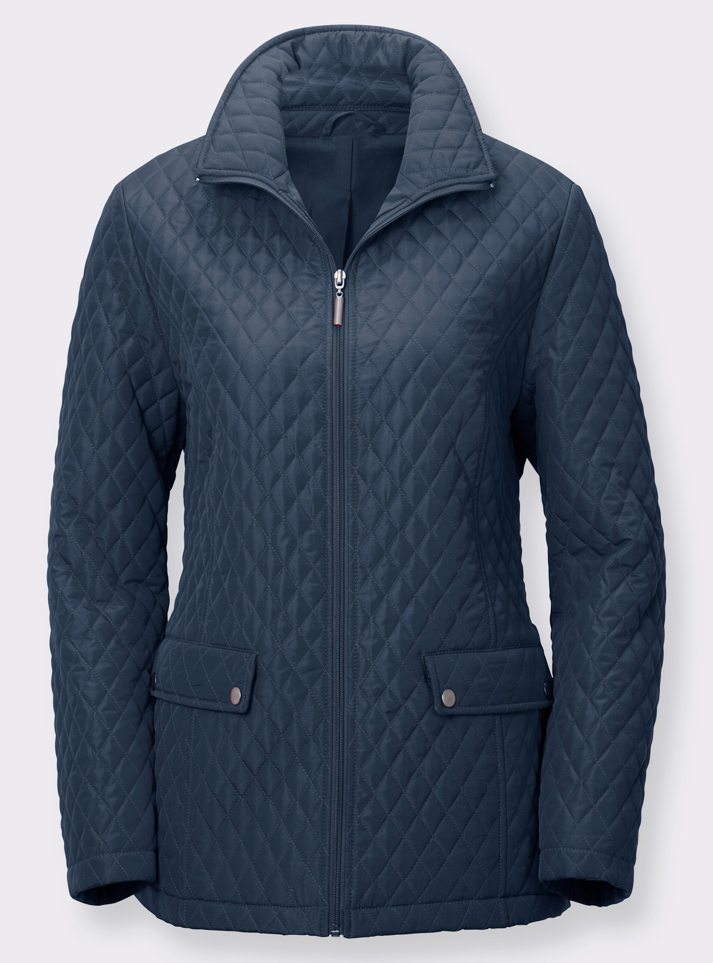 Steppjacke mit großen Taschen