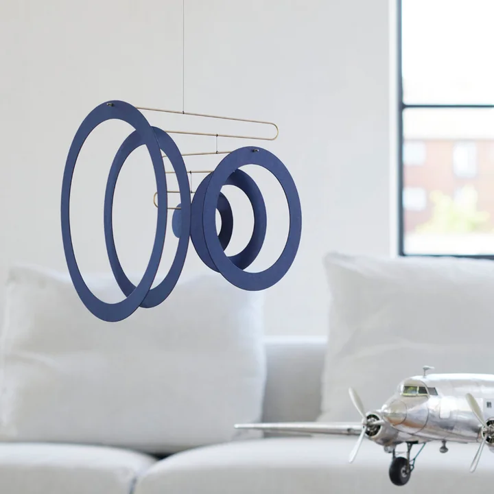 Flensted Mobiles - SuperSonic Mobile, blau