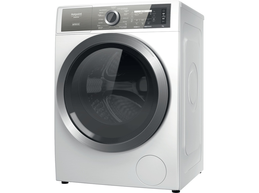 MÁQUINA DE LAVAR ROUPA HOTPOINT H8 99AD GPOWER SPT - BRANCO A 9KG