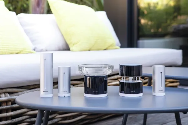 Netatmo NBU-NWS-NRG-EU Rain Pack - Vejrstation - trådløs - grå aluminium