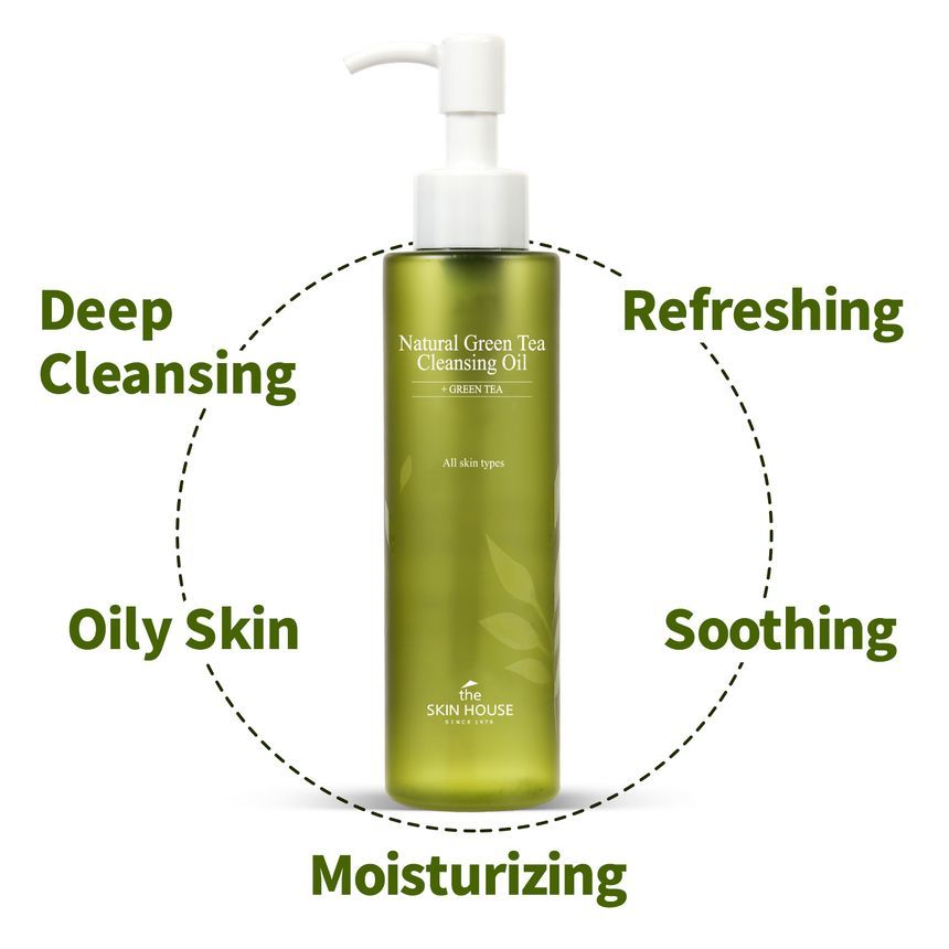 the SKIN HOUSE - Natuurlijke groene thee reinigingsolie