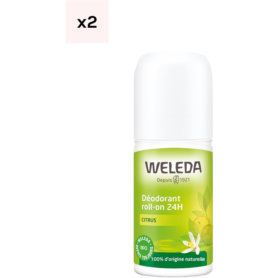 Déodorants roll-on 24h - Citrus - 2 x 50 ml