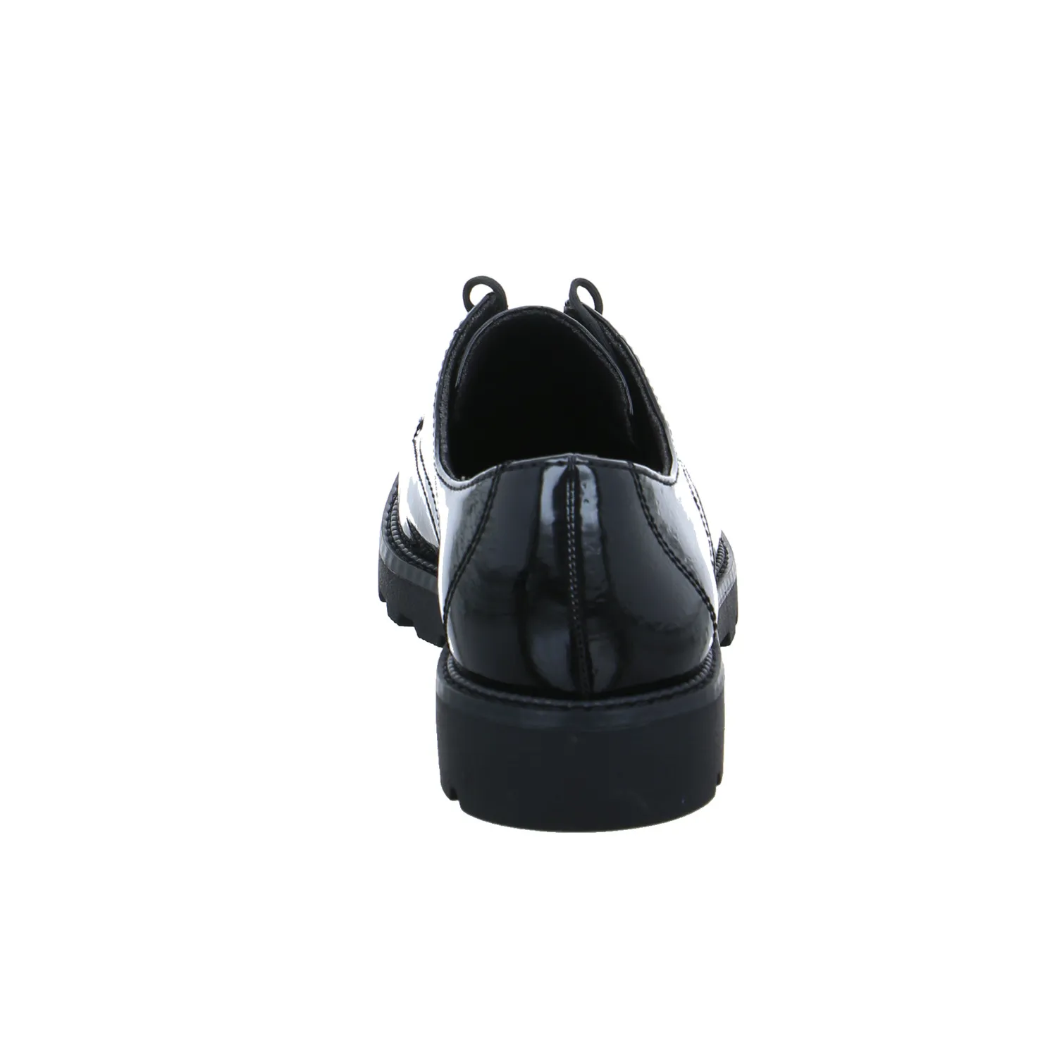 TAMARIS Schnürschuh Schwarz Lederimitat