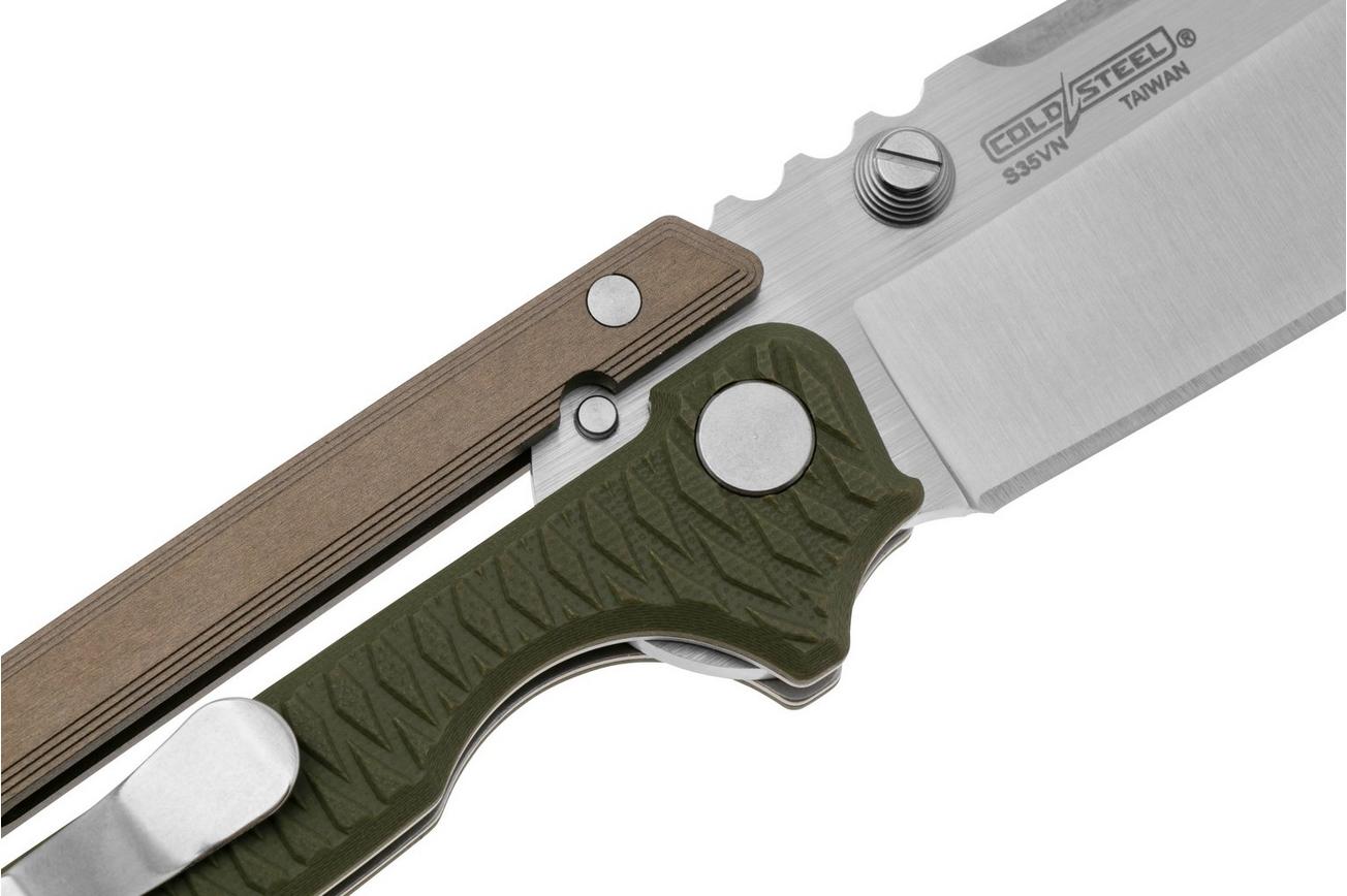 Cold Steel AD-15 OD Green 58SQ zakmes, Andrew Demko design