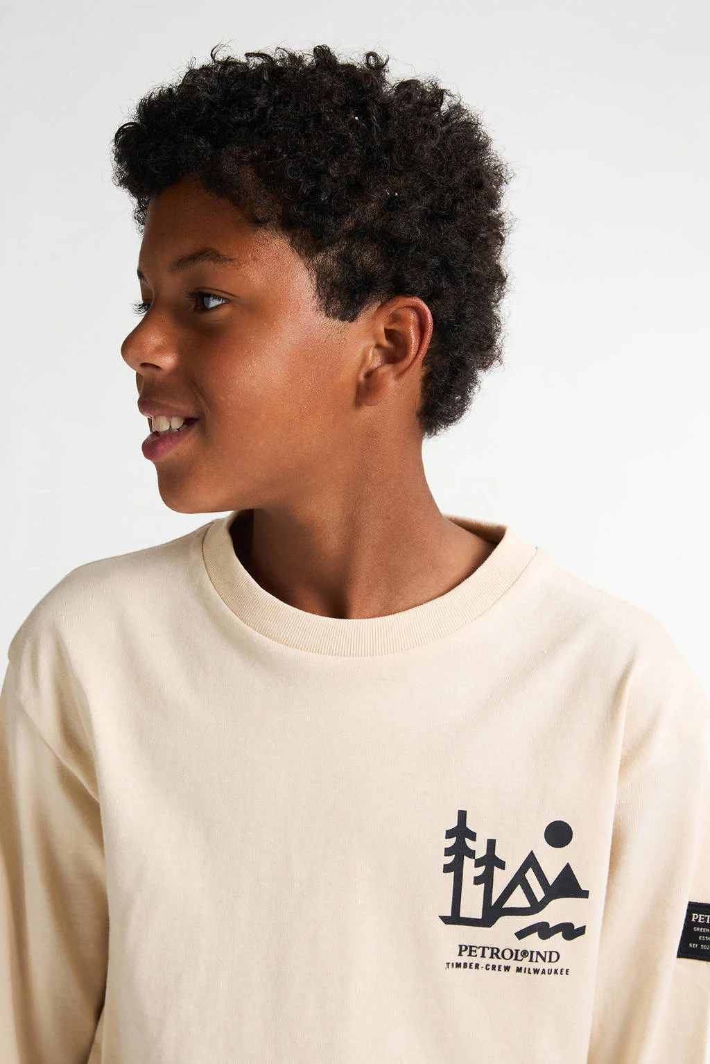 Petrol Industries longsleeve ecru