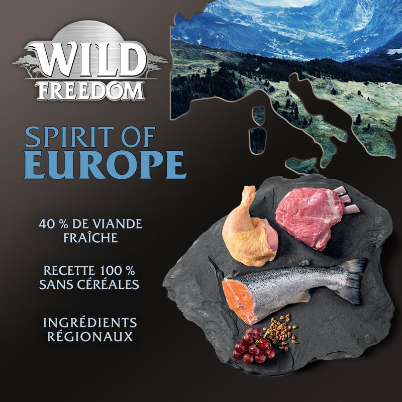 Wild Freedom European Highlands - sans céréales