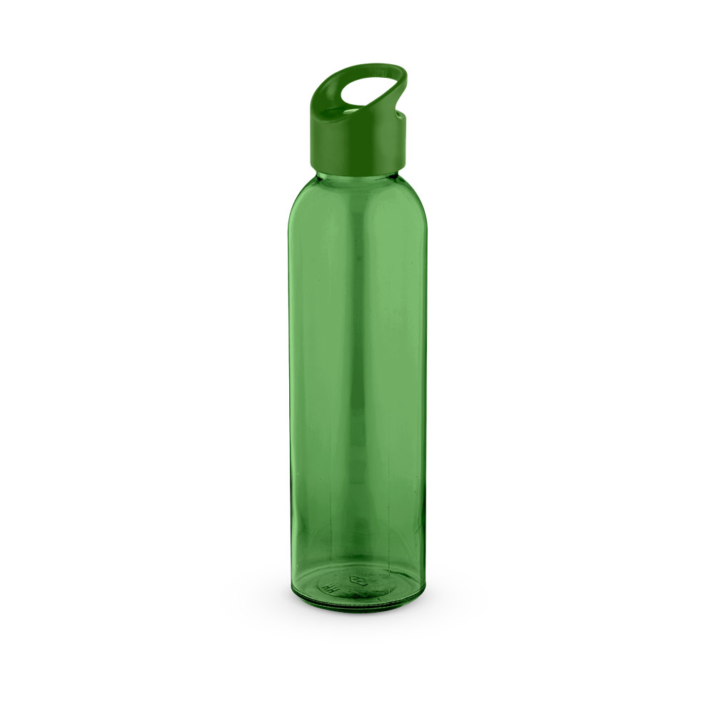 hi!dea 94315 - Bouteille en verre 500mL avec bouchon en PP