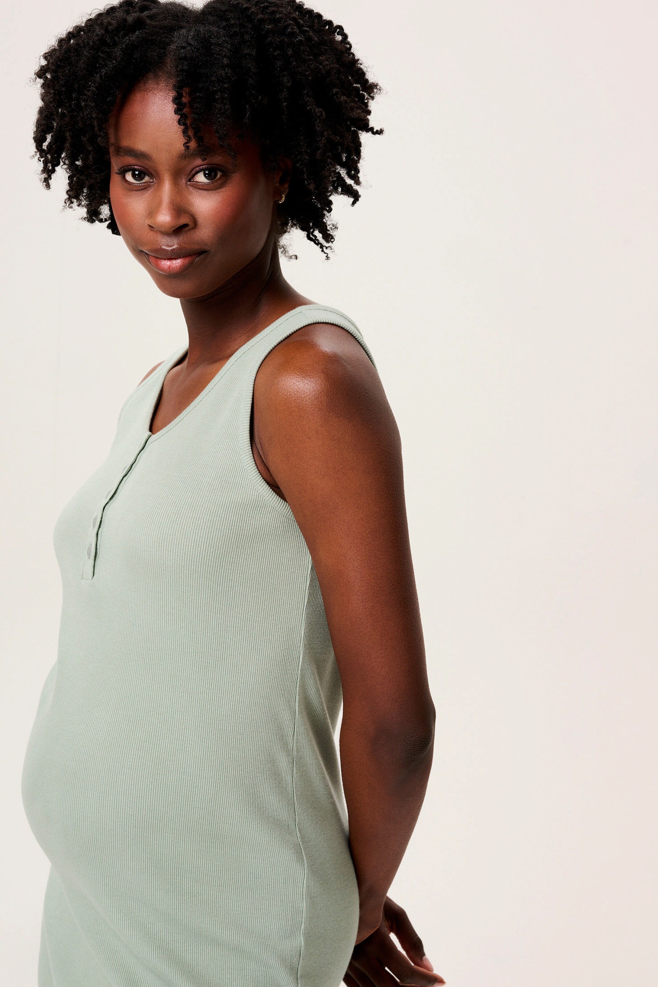 Noppies Maternity Still-Kleid Estrella Iceberg Green