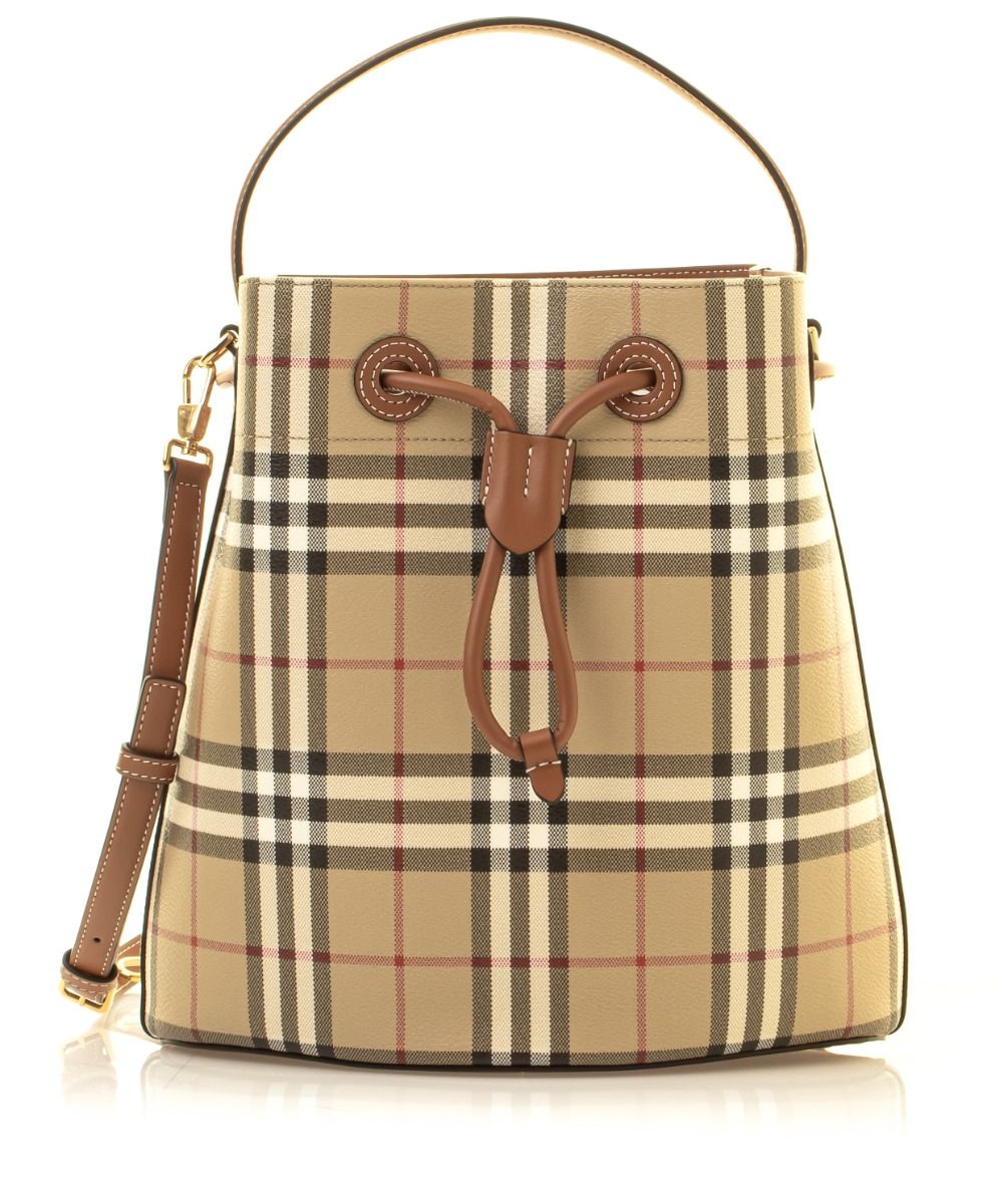 Burberry Small Drawstring Bucket Bag