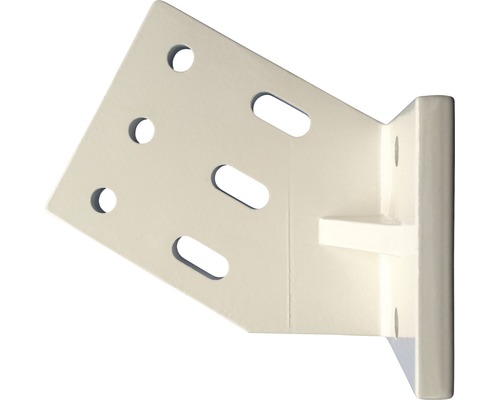 SOLUNA spantbeugel voor Exquisit cassettescherm RAL 9010 zuiver wit
