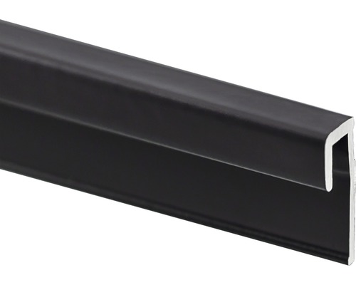 Decodesign vierkant eindprofiel 2100 mm zwart