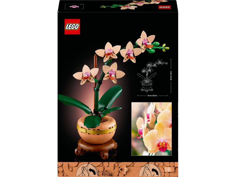 LEGO® Icons Botanicals Mini-Orchidee 10343 Prächtige Lego-Blume, kreativer Bauspass