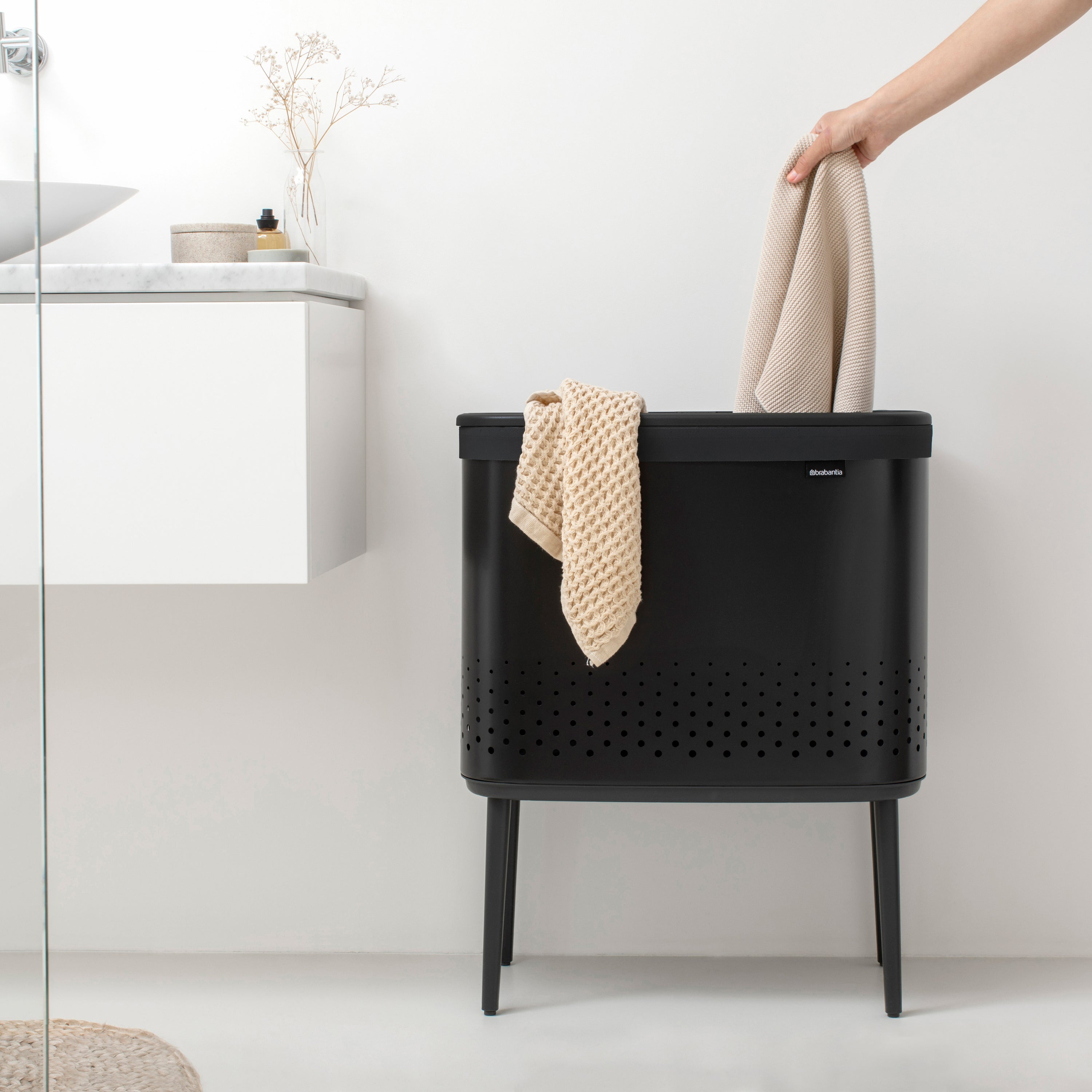 Brabantia Bo Wasbox 60 L - Mat Black