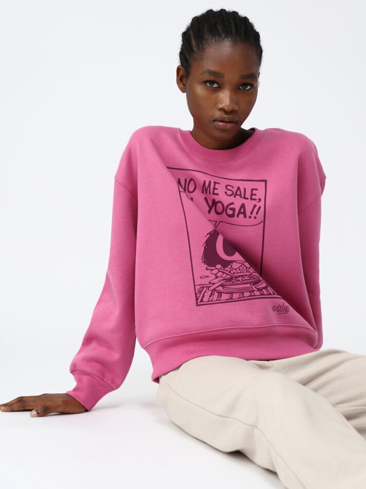 Moletom Mafalda - Rosa