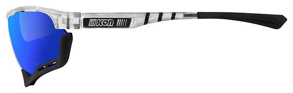 Lunettes SCICON Aerotech Glace Mate / Multimirror Bleu