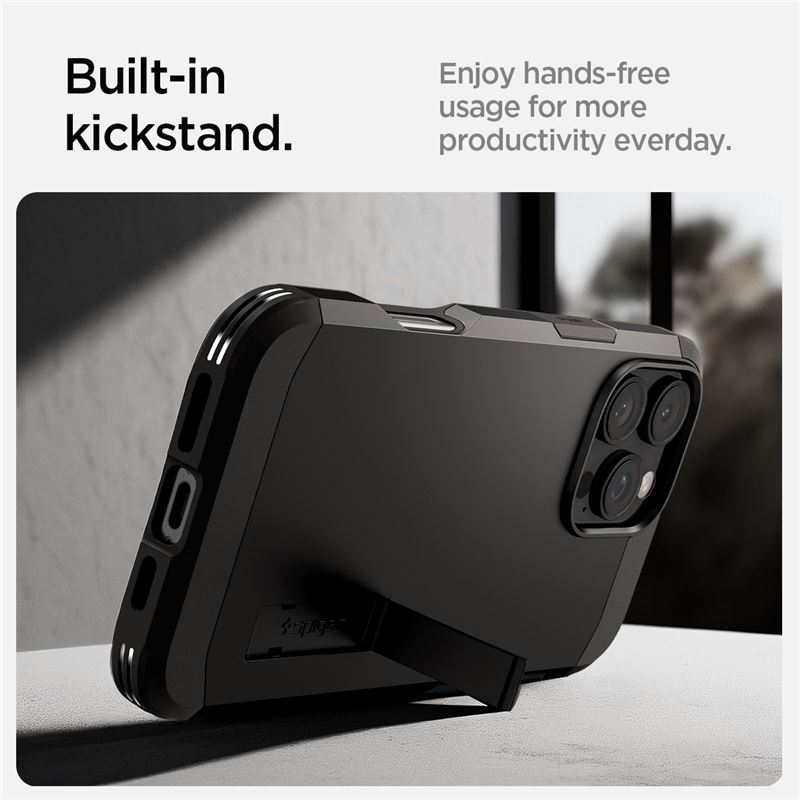 iPhone 16 Pro Tough Armor MagSafe Case Hülle (ACS08146) - Schwarz