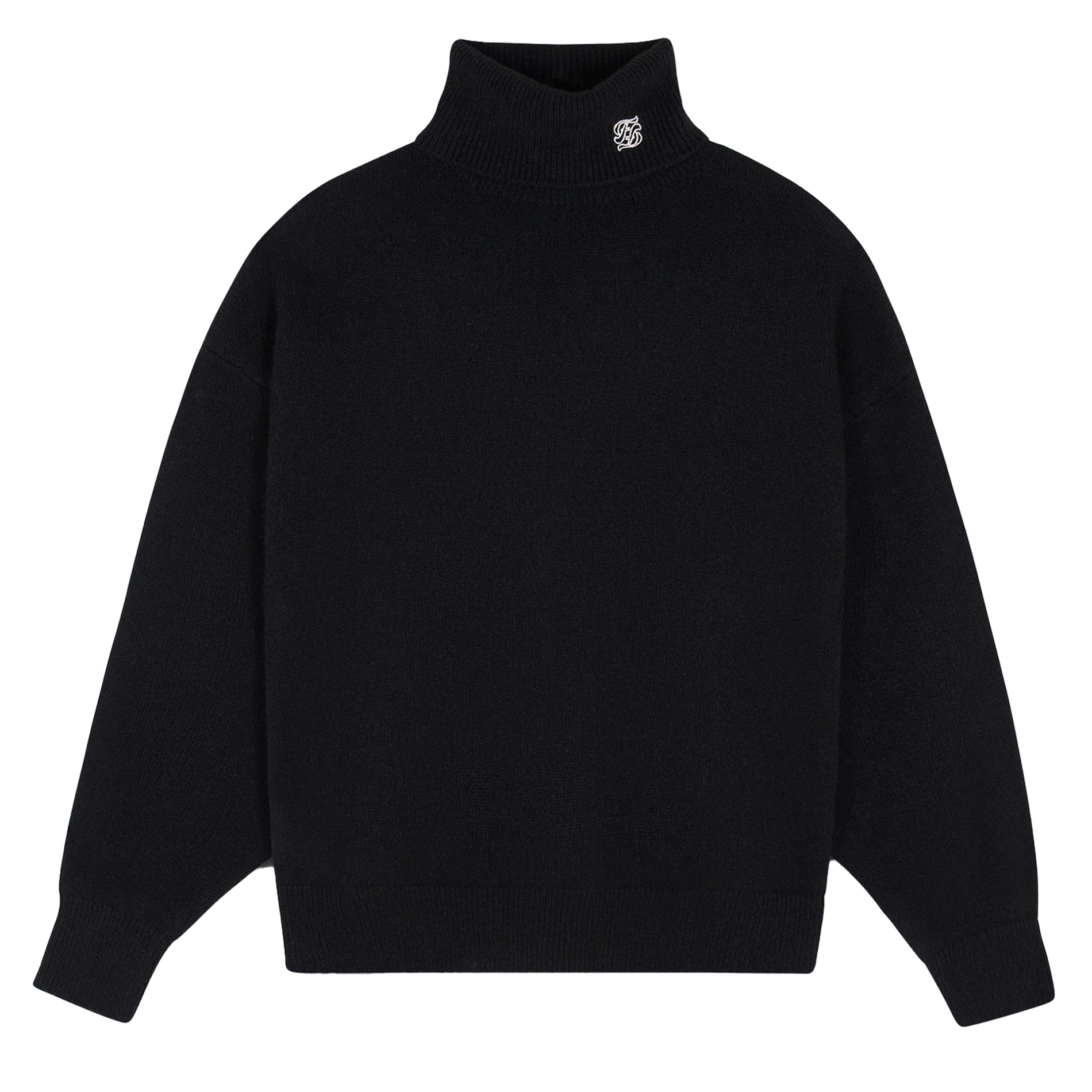 Pull col roulé en cachemire | Noir