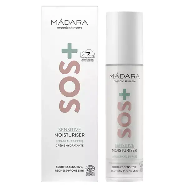 MÁDARA Sos+ Hidratante Orgânico Sensitivo 50ml
