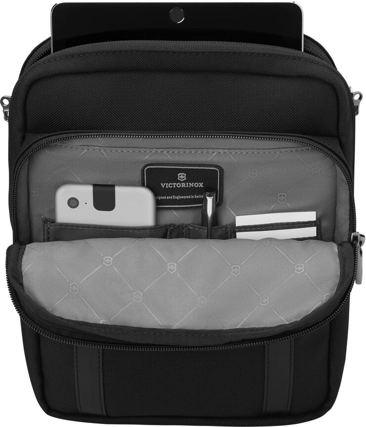 Victorinox Werks Professional Cordura, Crossbody Tablet Bag, Black Black