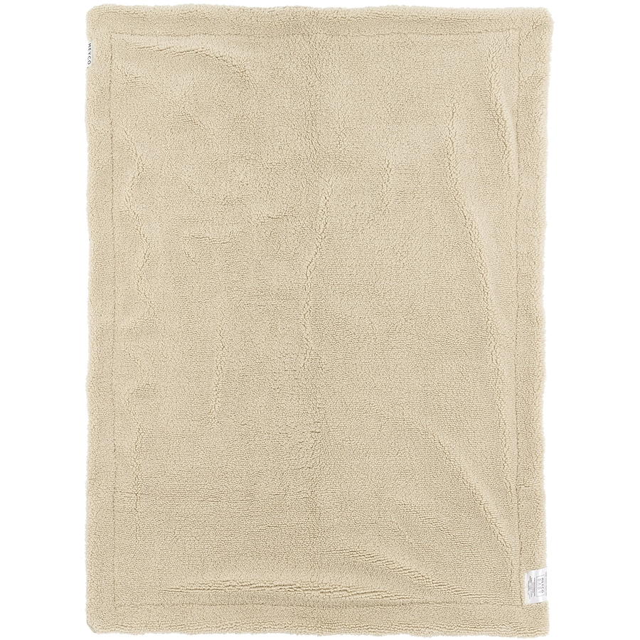 MEYCO Babydecke Waffel Teddy Sand