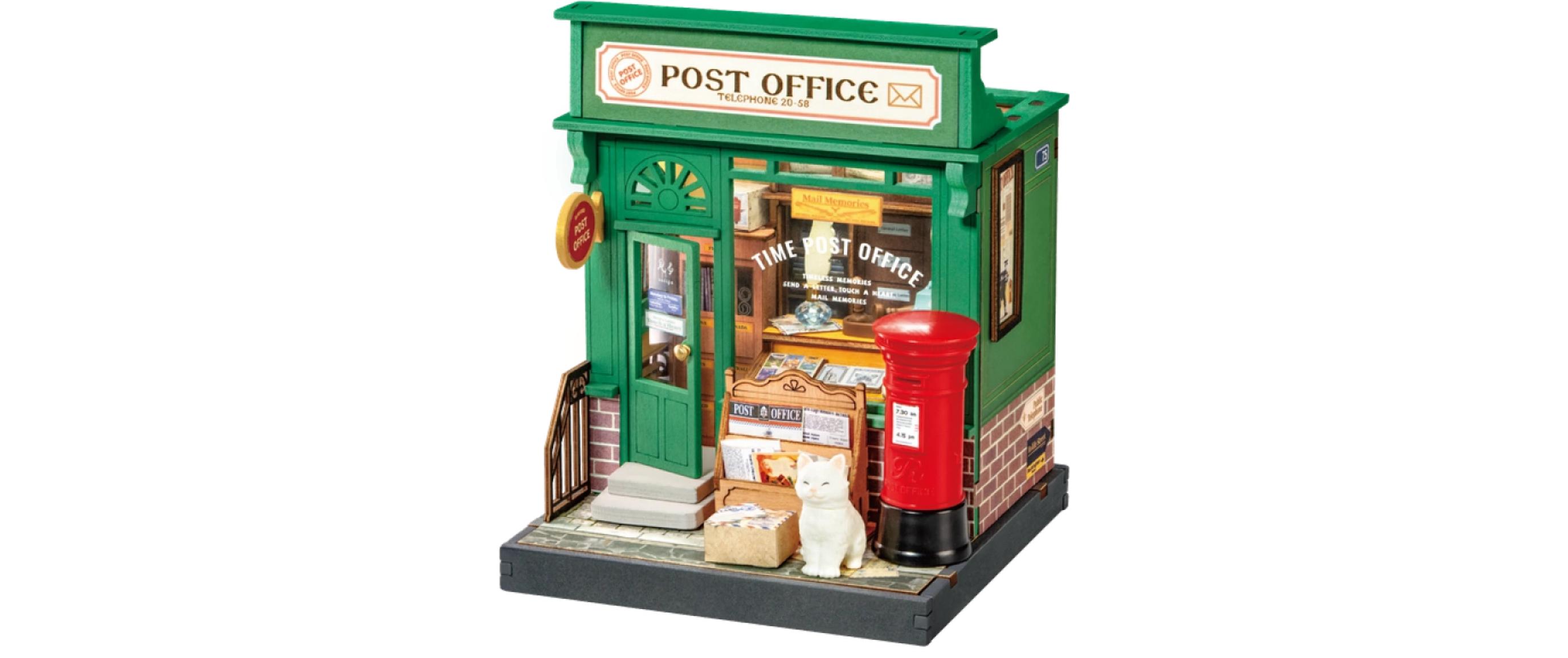Bausatz Century Post Office3D-Holzpuzzle