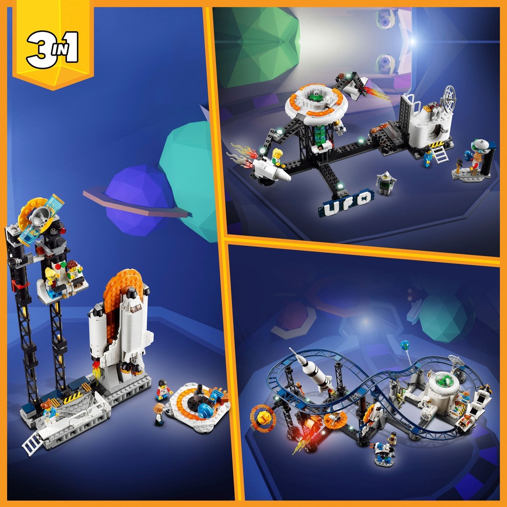 LEGO Creator 31142 Weltraum-Achterbahn 3-in-1-Set