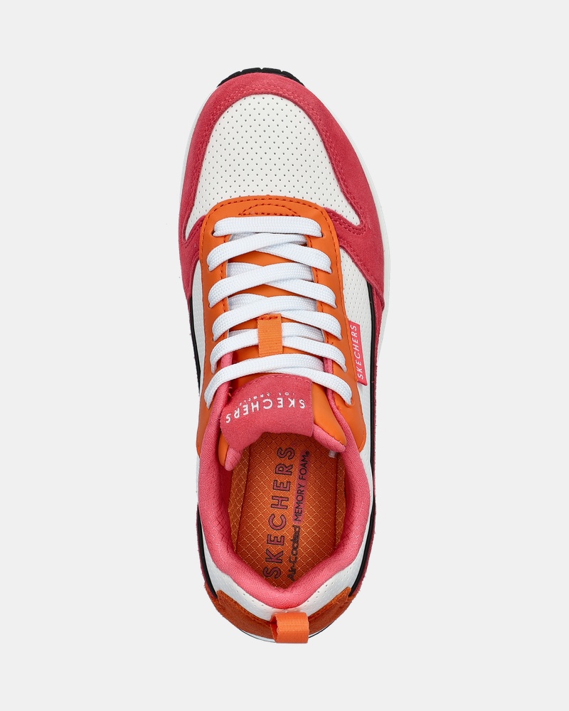 Skechers Uno - 2 Much Fun Lage sneakers  - wit