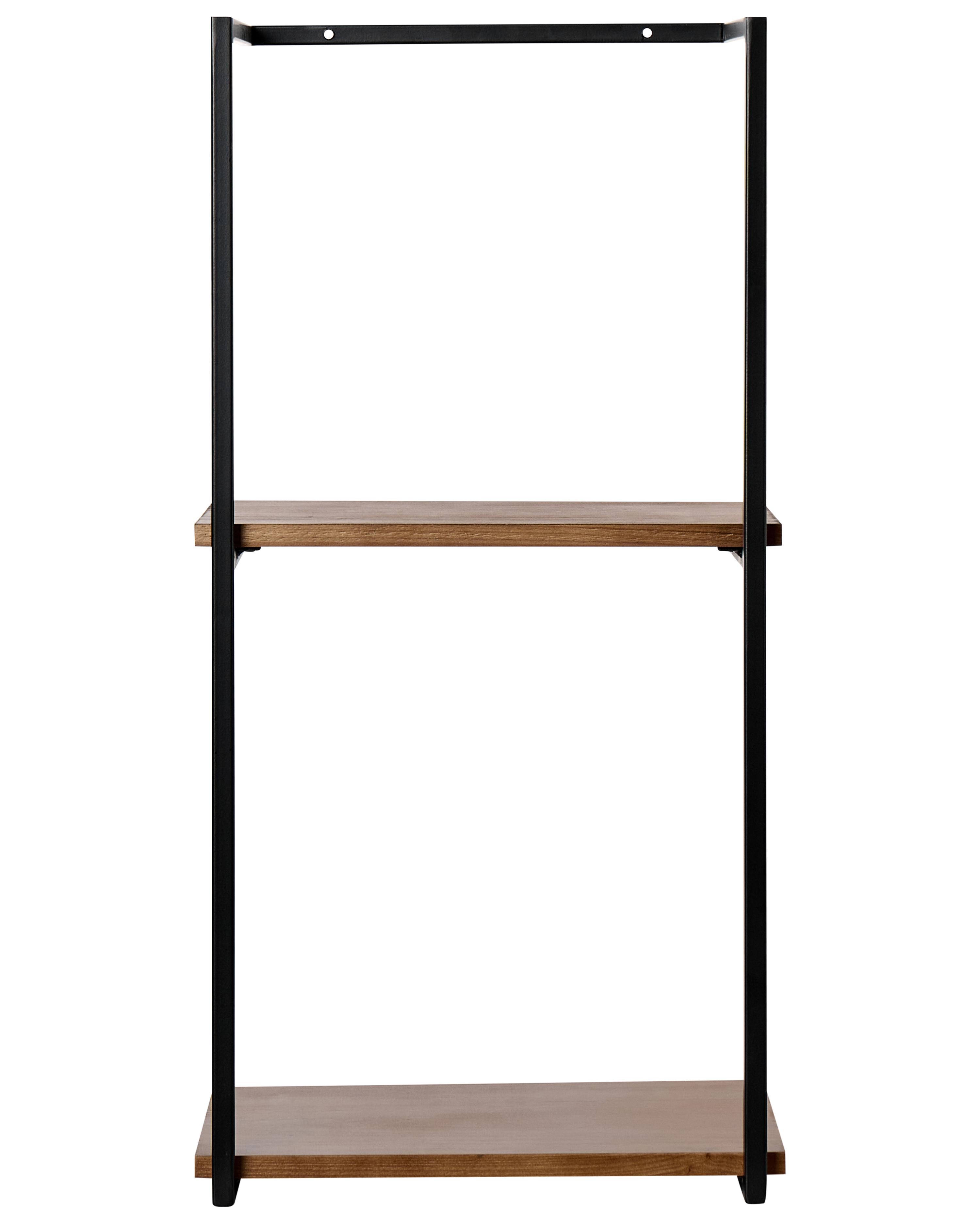 Badkamerwandplank zwart 60 x 30 cm LOLOG