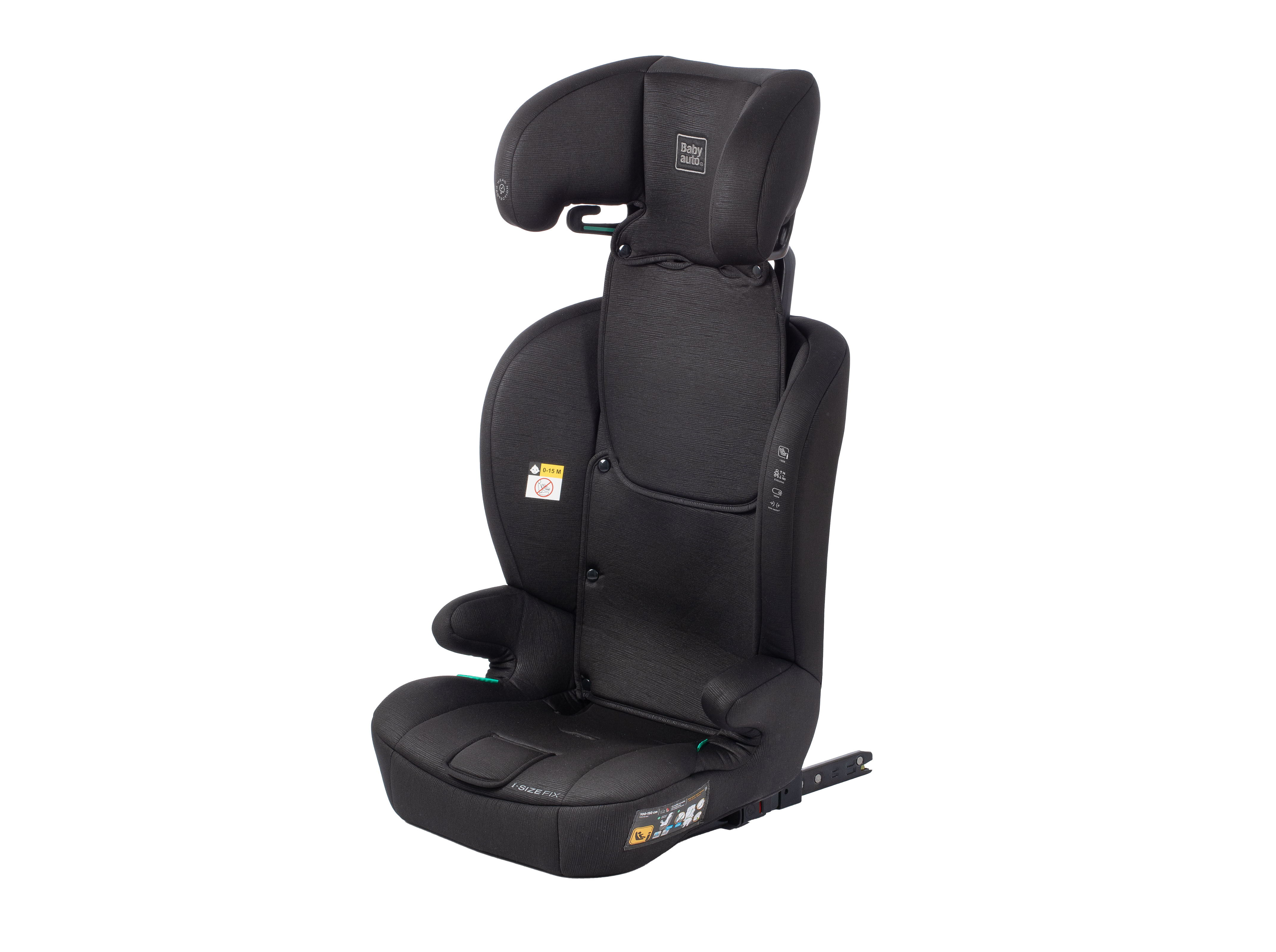 CADEIRA AUTO I-SIZE BABYAUTO 76-150CM ISOFIX PRETO