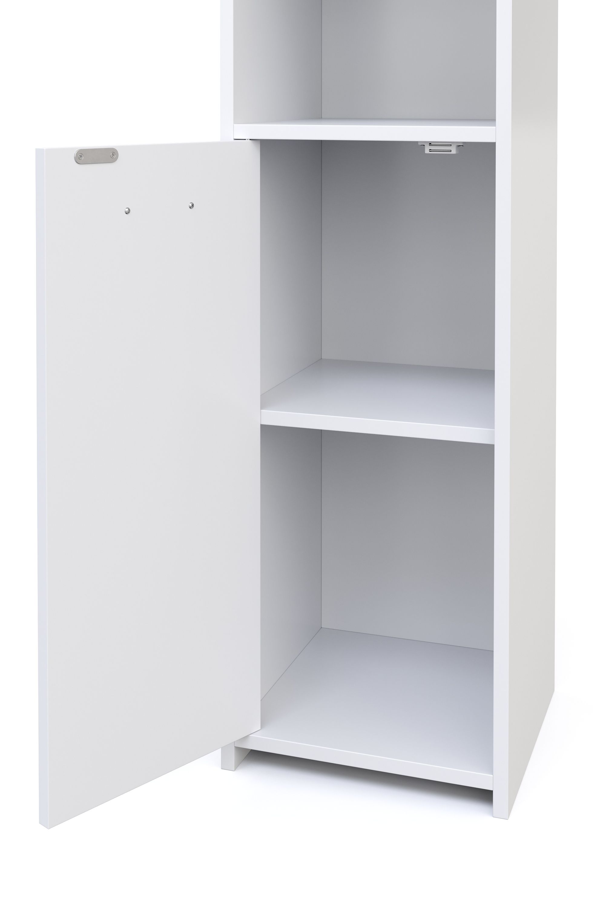 Badezimmerschrank 30 x 30 x 185 cm weiss