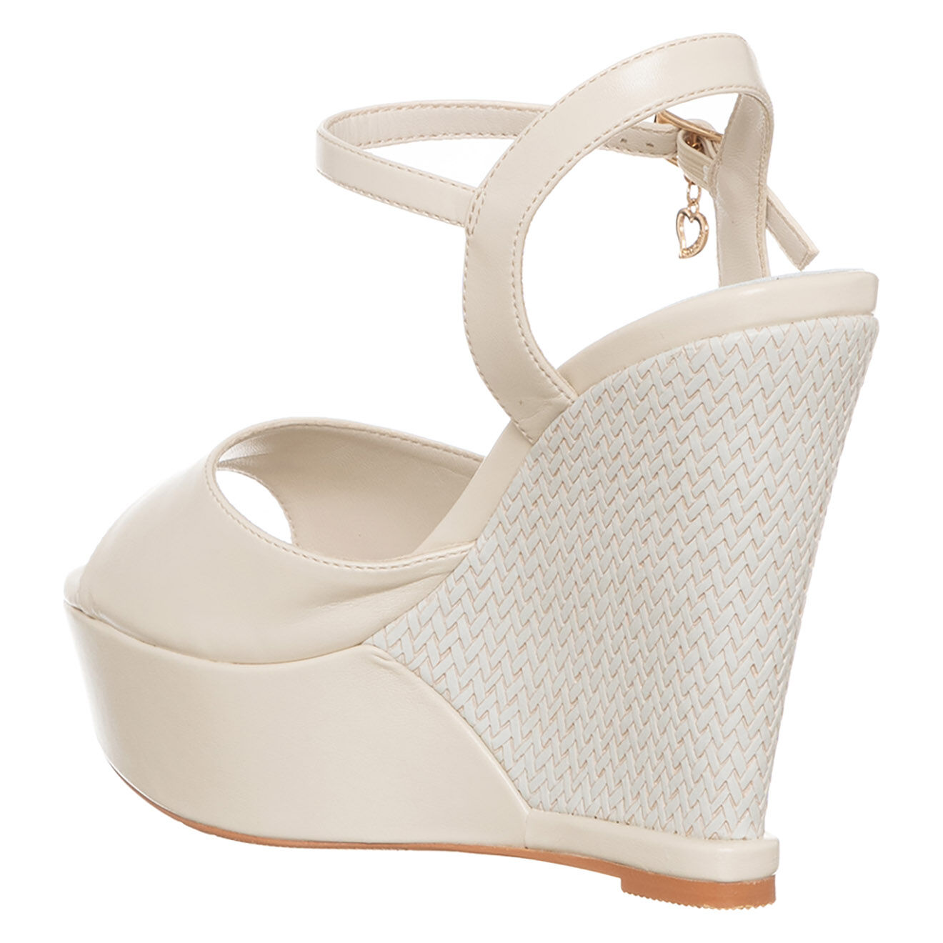 Tua By Braccialini Sandales compensées Emy beige/ivoire - Talon 12.5 cm