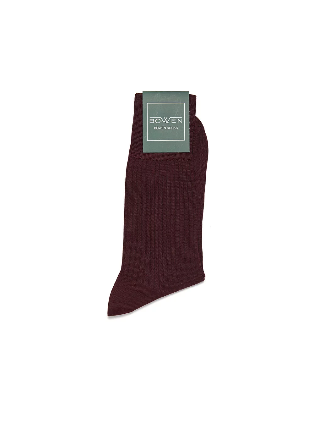 CHAUSSETTES HAUTES COTON BORDEAUX