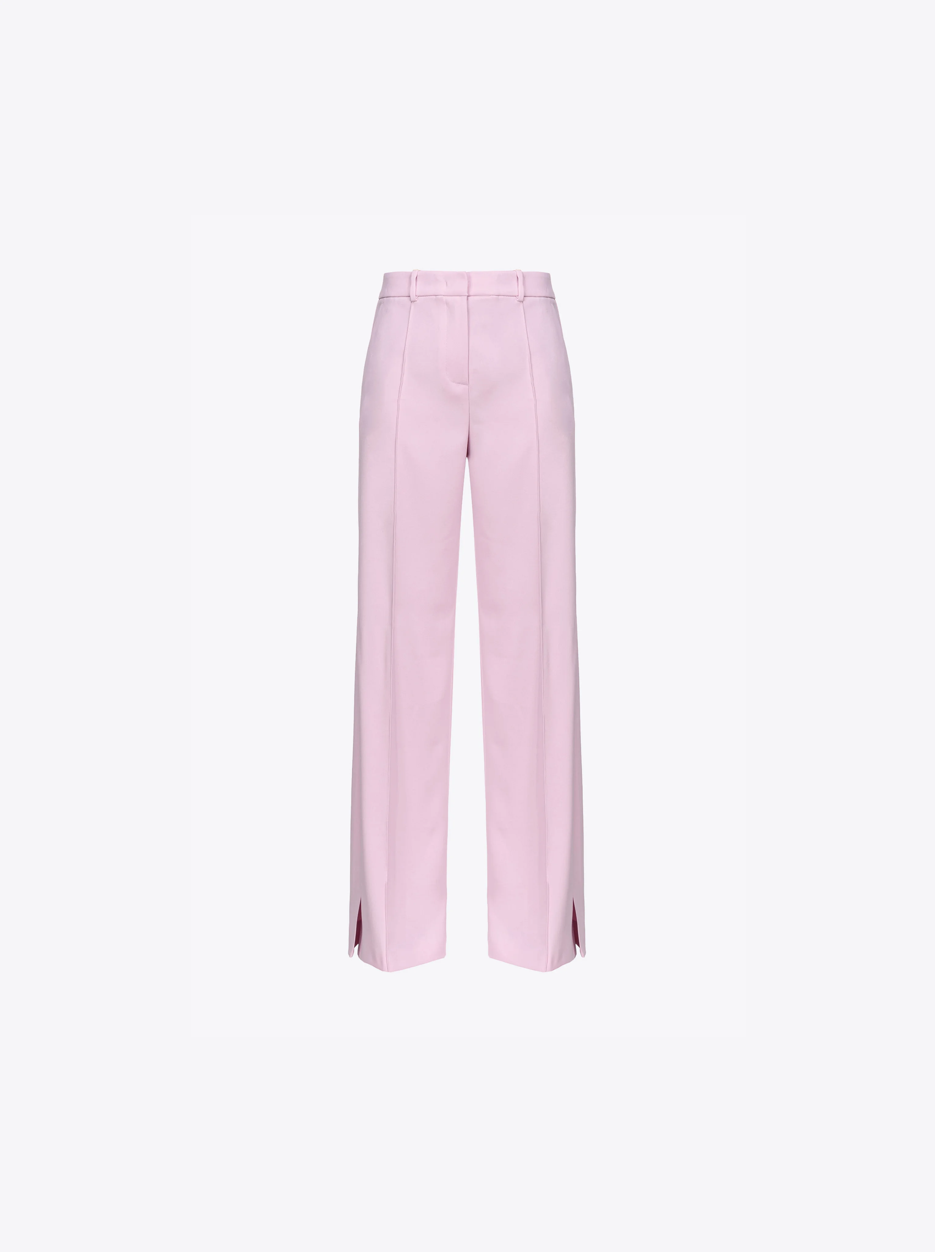Pantalon large fendu sur le côté | Violet