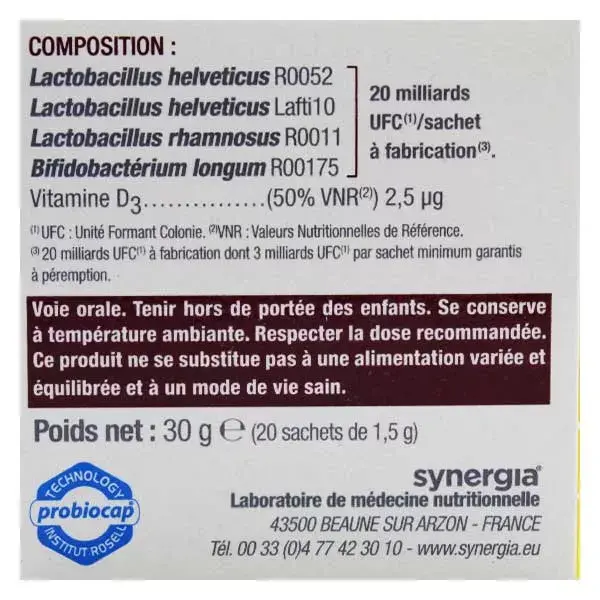 Synergia Maxi-Flore 20 sachets
