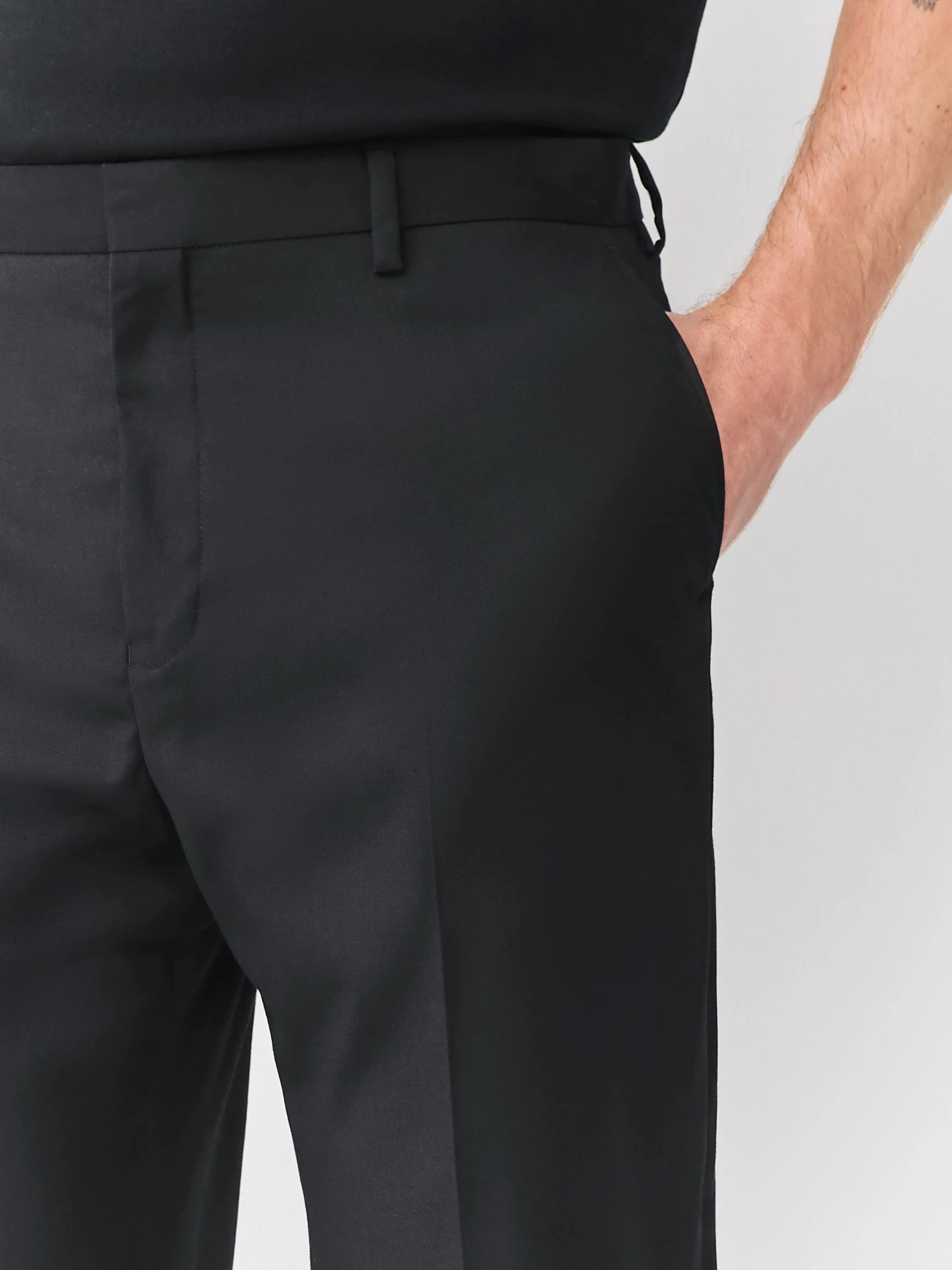Zwart - Relaxed Fit Tuxedo Trousers