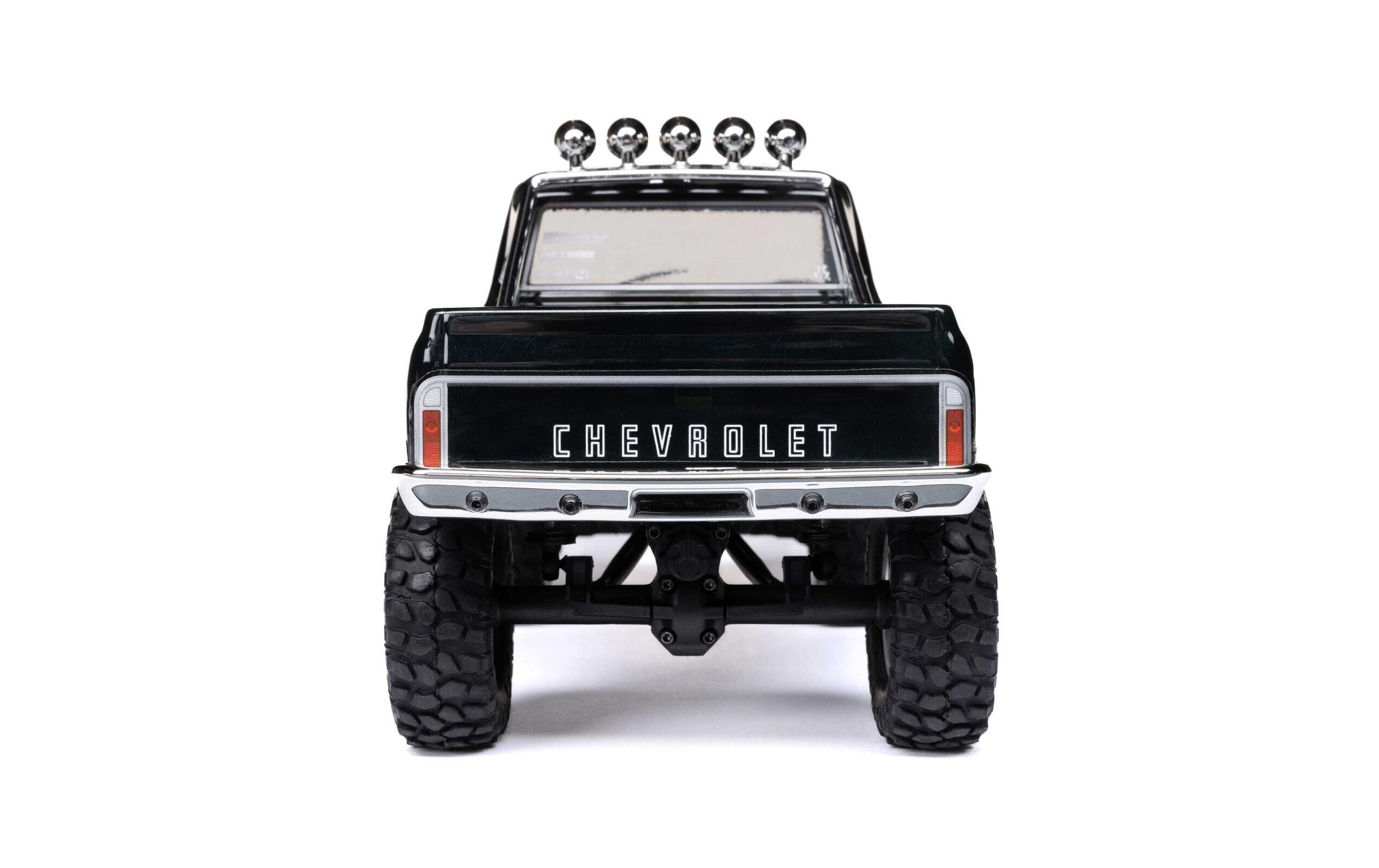 Scale Crawler SCX24 1967 Chevrolet C10 V2 Schwarz, RTR, 1:24<br>Kleiner 4wd Rock Crawler mit Chevy C10 Pick-up Karosserie