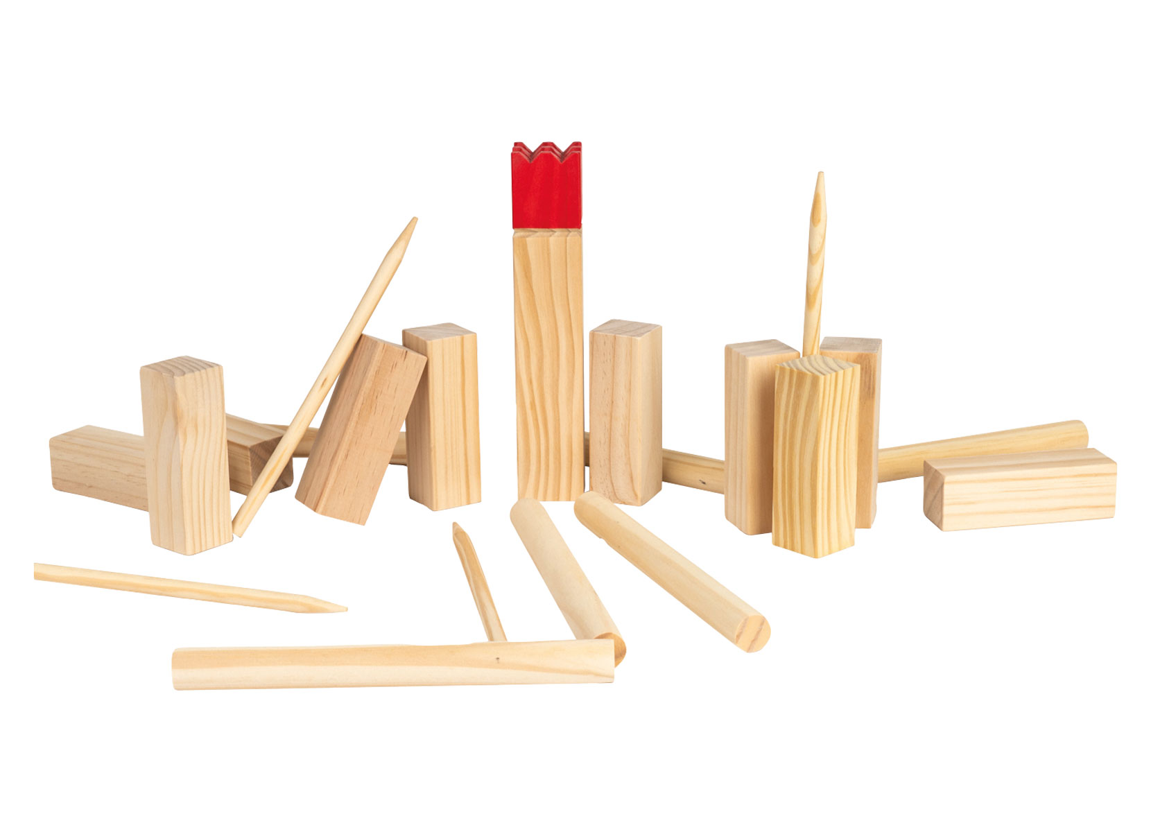 Wikinger Wurfspiel aus Holz 21-teilig