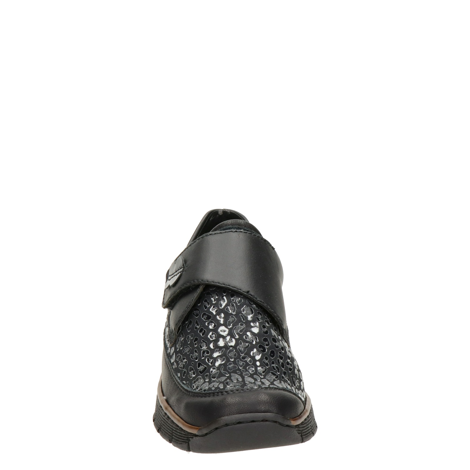 dames klittenbandschoen Rieker Zwart