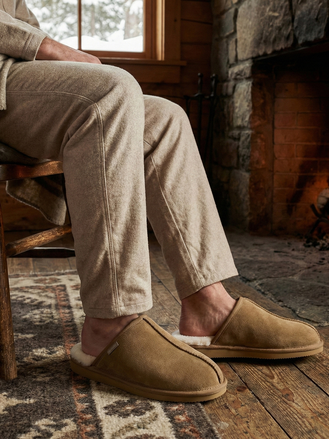 CPH Comfort Chestnut Suede Innesko