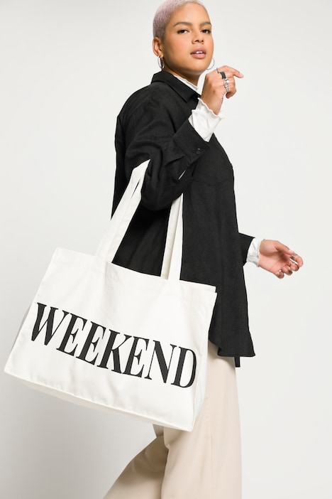 Shopper, Tasche, Statement Print, vielseitige Größe