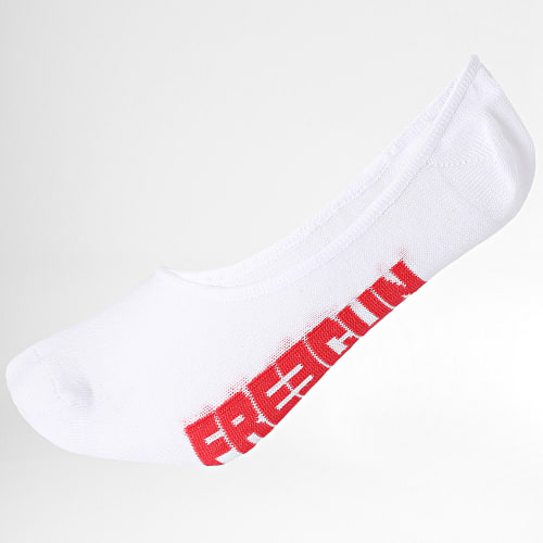Paire De Chaussettes FG-DA-1-PB-595 Blanc Rouge