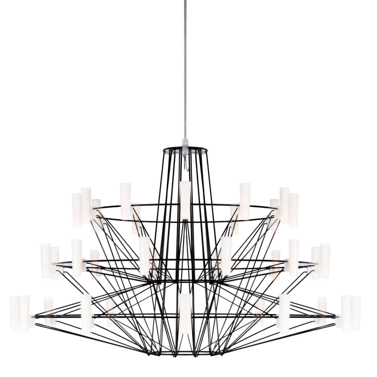 Moooi Coppélia kroonluchter Ø68 LED small zwart