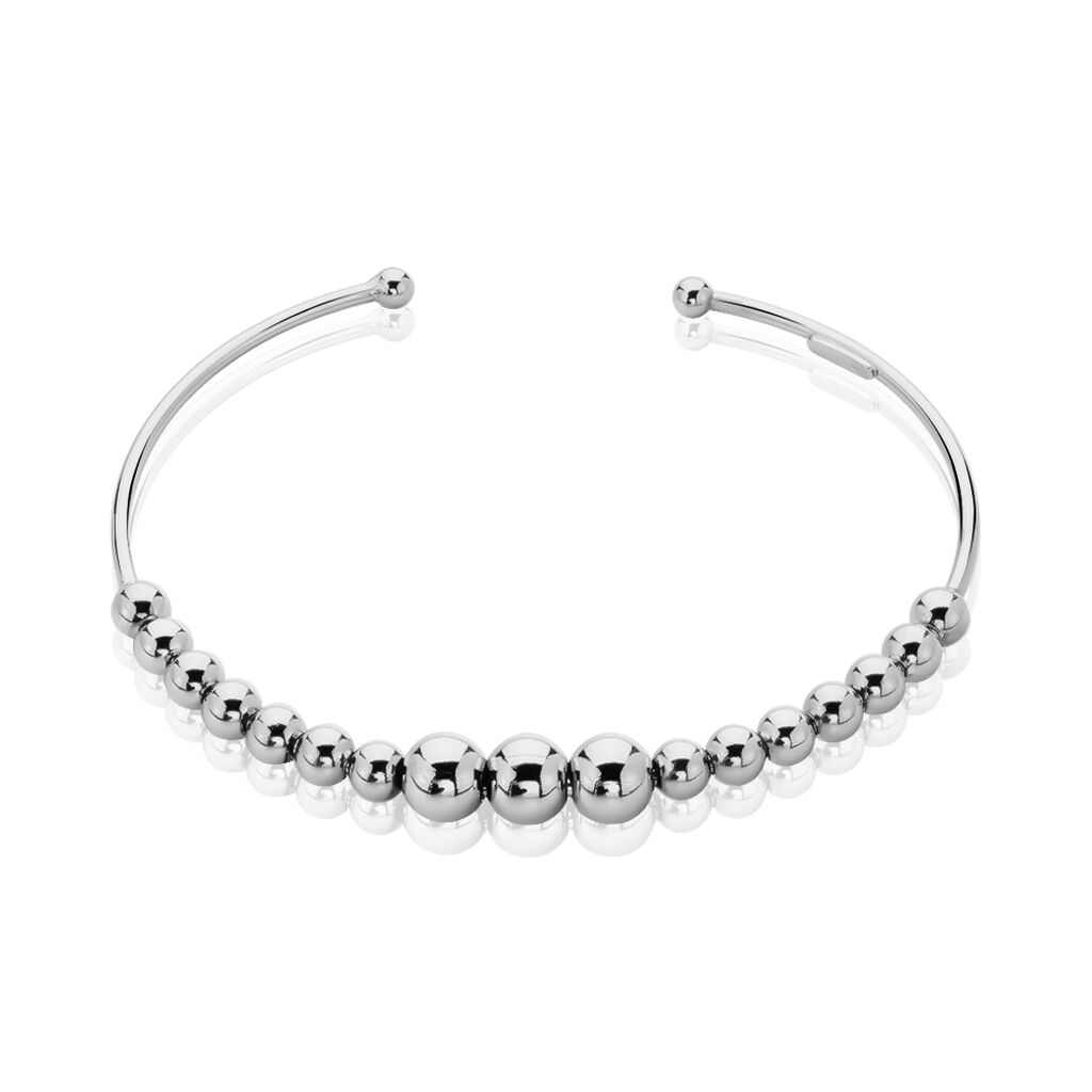 Bracelet Jonc Atlantis Argent Blanc