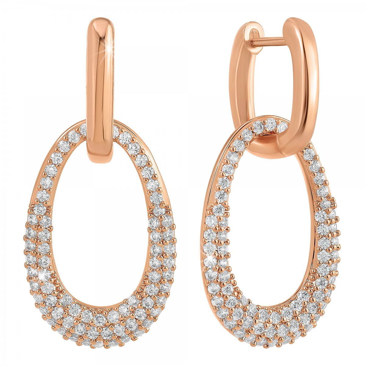 Boucles d'oreilles SC Bohème ornées de Cristaux scintillants