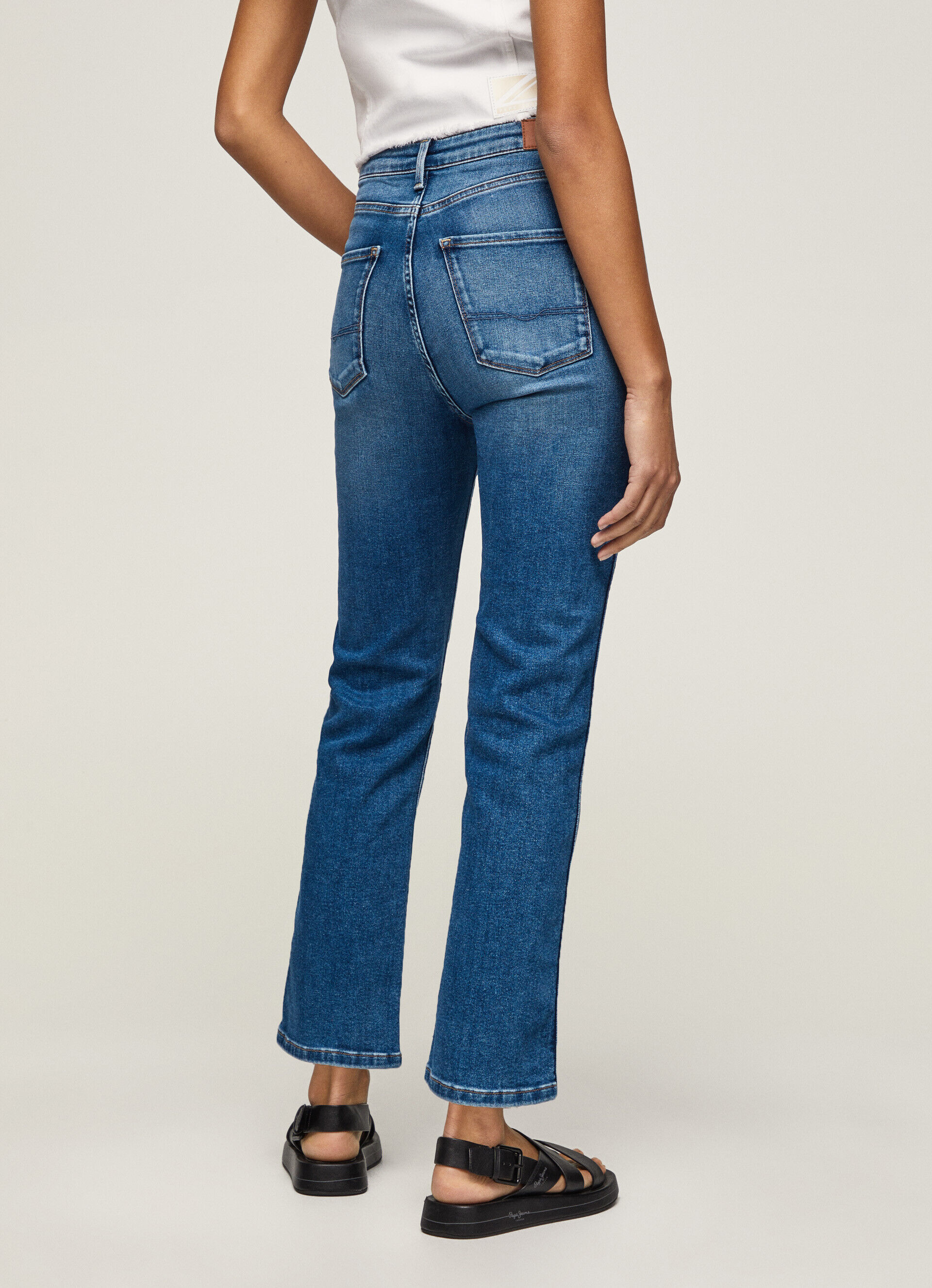 JEAN DION 7/8 FIT SLIM TIRO ALTO - jeans