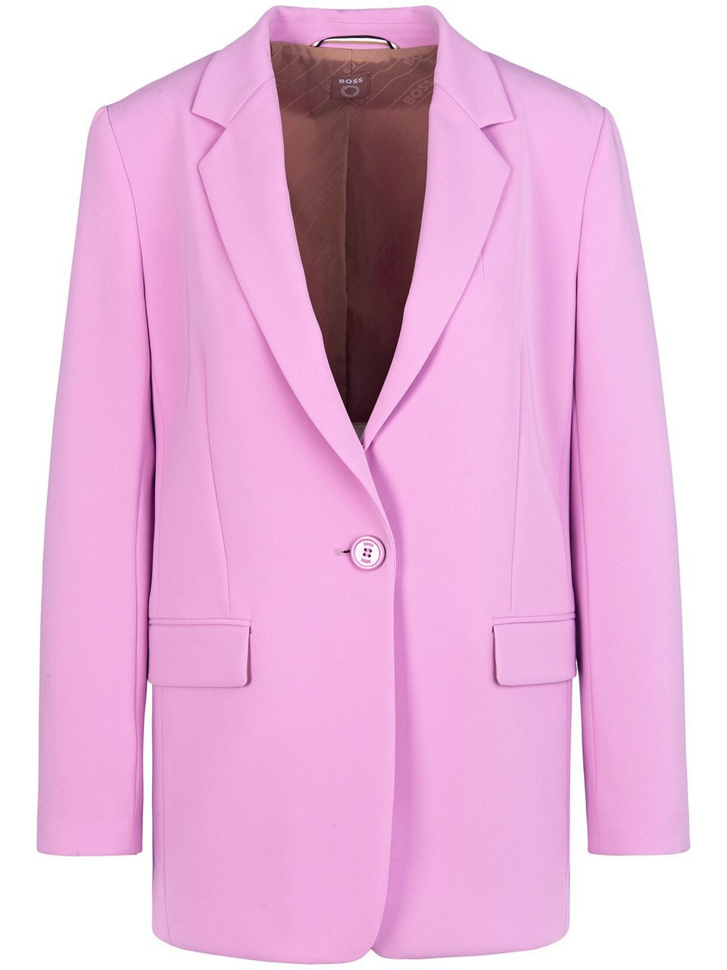 Blazer mit schmalem Revers